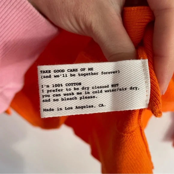 Wear Cissa The Wrap Cardigan Bright Orange 12g 100% Cotton Sweater Womens XS/S - Picture 10 of 13